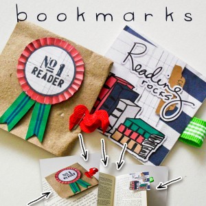 reading rocks bookmark
