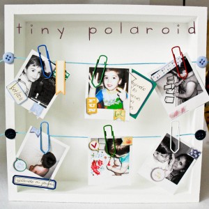 tiny polaroid