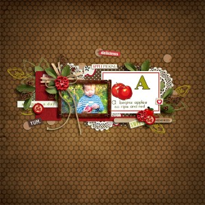 A is for apple