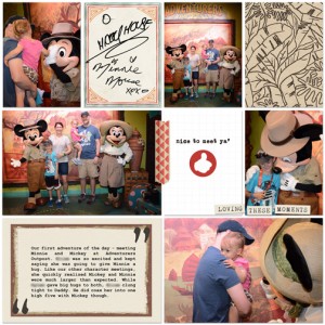 Meeting Mickey & Minnie