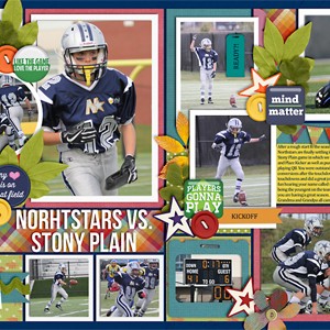 Football Game (double page)