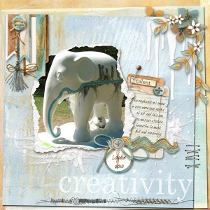 Artistry Scrapbook Elephant