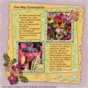 One-Way Conversation