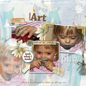 Artist at work