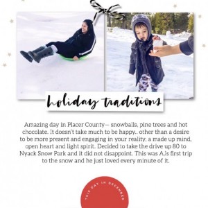 HOLIDAY TRADITIONS