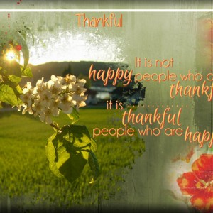 Monthly Muse November 2017 - Week 3: ATC-2017-169-Thankful