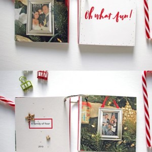 Family Ornaments mini album (pages 5-8)