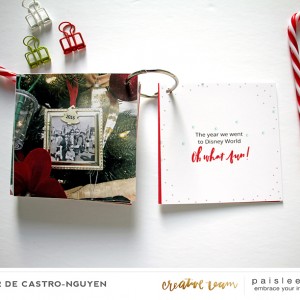 Family Ornaments mini album (pages 21-22)