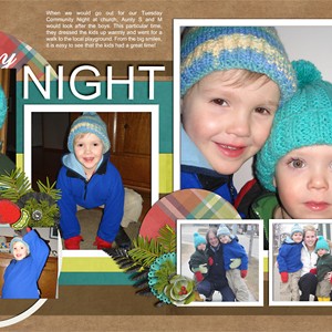 Tuesday Night (double page)