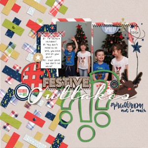 Nov Journal chall -xmas card outtakes