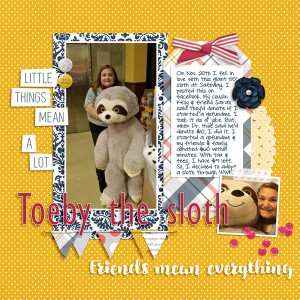 A sloth from my friends