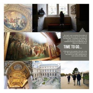 Leaving the Louvre