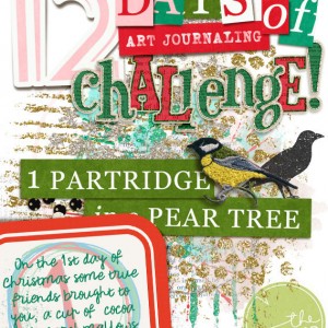 12 Days of Art Journaling - DAY ONE