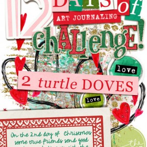 12 Days of Art Journaling - DAY TWO