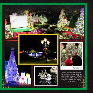 December Journaling Challenge - Winter Flower Show & Light Garden_right