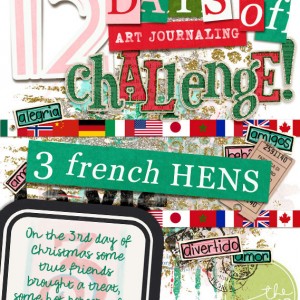 12 Days of Art Journaling - DAY THREE