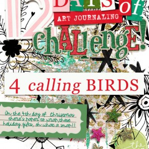 12 Days of Art Journaling - DAY FOUR