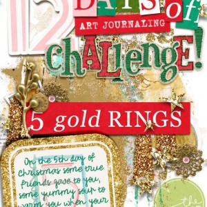 12 Days of Art Journaling - DAY FIVE