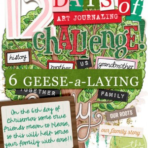 12 Days of Art Journaling - DAY SIX