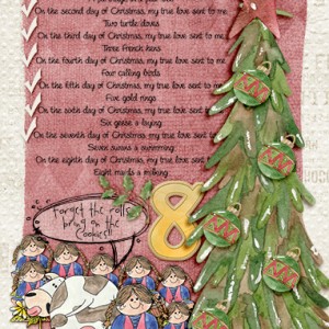 Cow Milking & Cookies (AJ 12 Days - day 8)