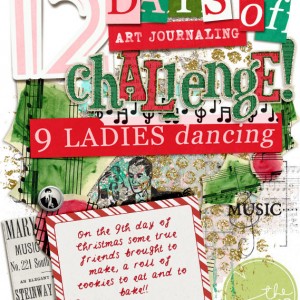 12 Days of Art Journaling - DAY NINE