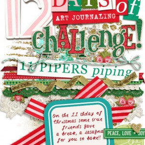12 Days of Art Journaling - DAY ELEVEN
