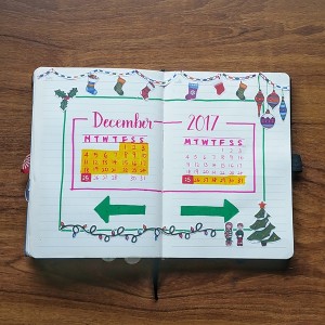 My Calendar Spread for X'mas Week