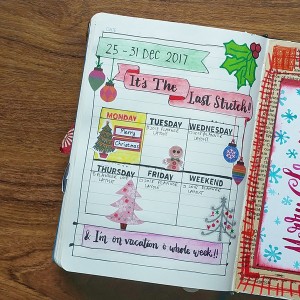 My Weekly Spread for X'mas Week