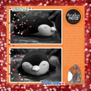 tech slow scrap 12-28 Cuddle Bug Penguin