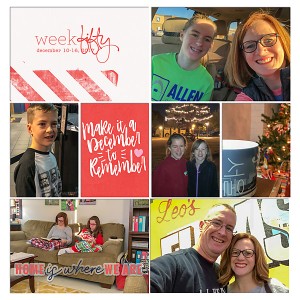 Project Life 2017 Week 50
