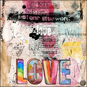 2018 JUST ONE LITTLE WORD