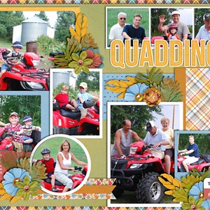 Quadding (double page)
