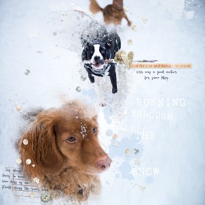 Running Through The Snow