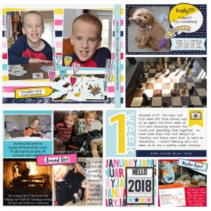 2018 Project Life, Week 1 B