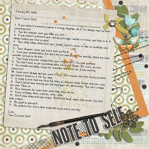 note to self