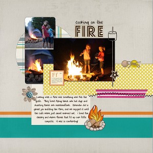 cooking on the fire