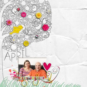 April 2012 calendar topper