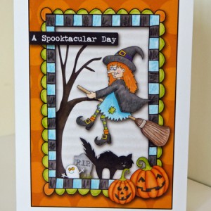 A Spooktacular Day - hybrid card