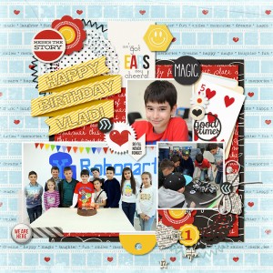 January 13: Filled Template (Template Challenge) - Happy Birthday