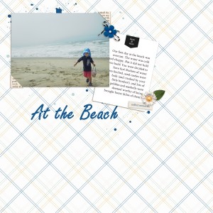 At the beach