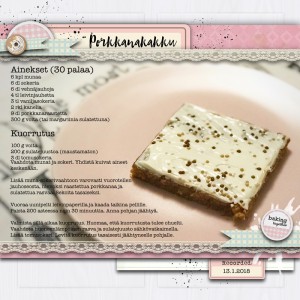 2018 - MOC16 - Carrot pie recipe
