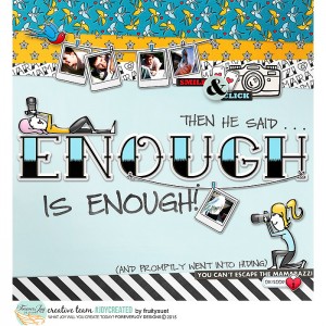 Enough (MOC Day 12 Throwback photo)