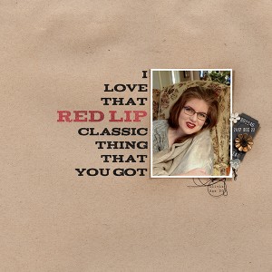 Red Lip Classic - January 10: Clean and Simple (Style Challenge)