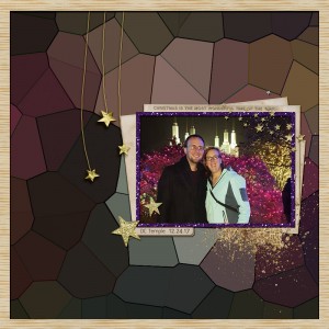 Christmas mosaic