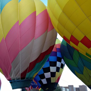 hot air balloons