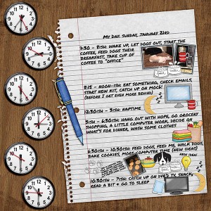 A Typical Day - MOC 2018 - Jan 14 Document Your Day (Random Challenge)