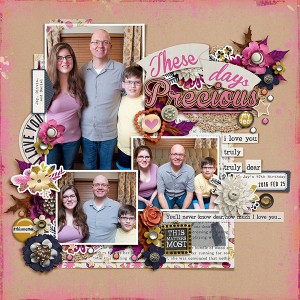 These Precious Days - January 13: Filled Template (Template Challenge)