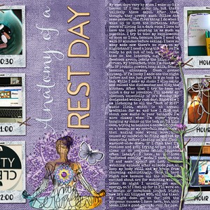 Anatomy of a Rest Day, 2-Pages | MOC Day 14