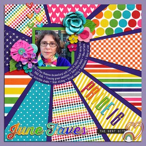 June 2016 Faves | MOC Day 15 Filled Layout