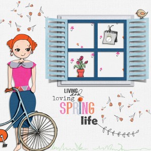 Living And Loving Spring Life - Art Doll